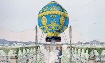 An early hot air balloon